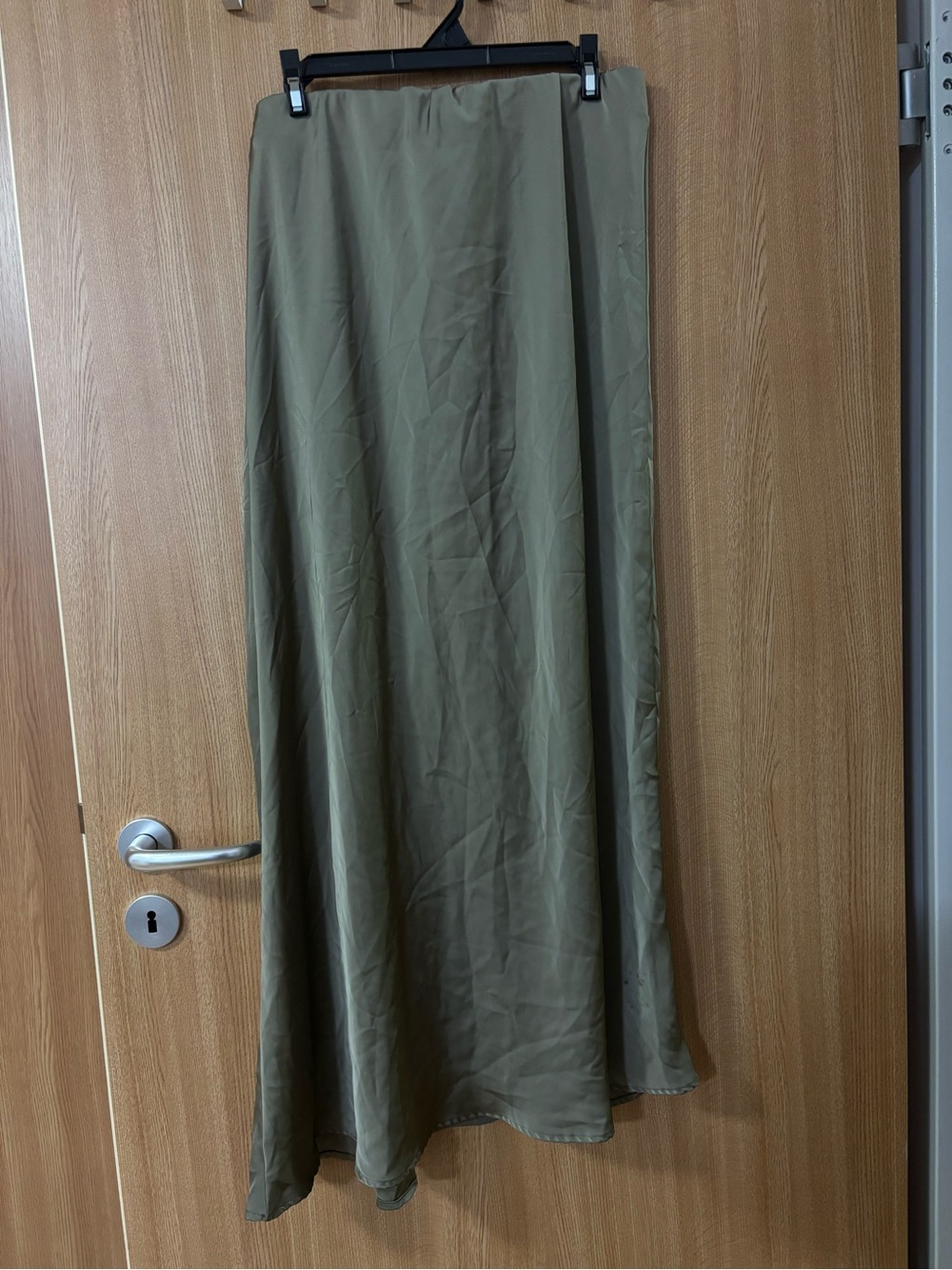 Olive Green Maxi Skirt - Women
